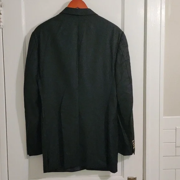 Zegna 15 Milmil 15 Black Wool Jacket